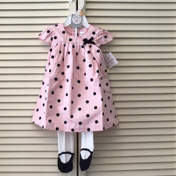 Carter's Other - NWT Carter’s Dress with Stockings 2 Piece Set